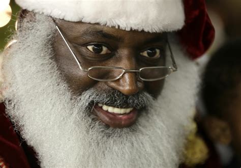 fat black santa